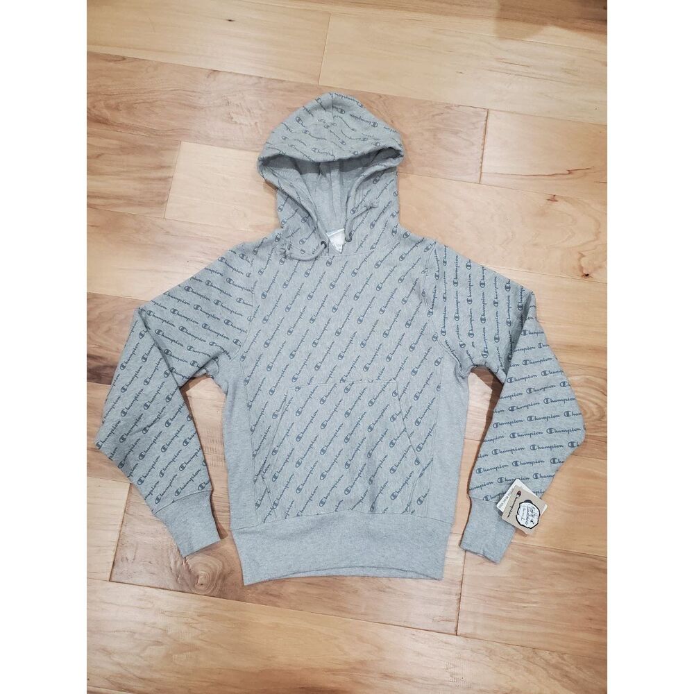 Mens Champion reverse Weave Pullover Hoodie size extra small